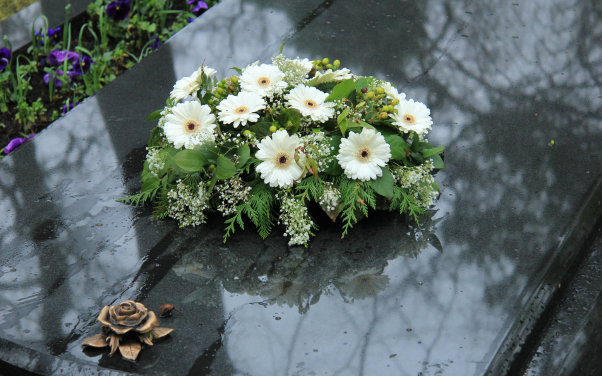 กาารจัดดอกไม้งานศพ